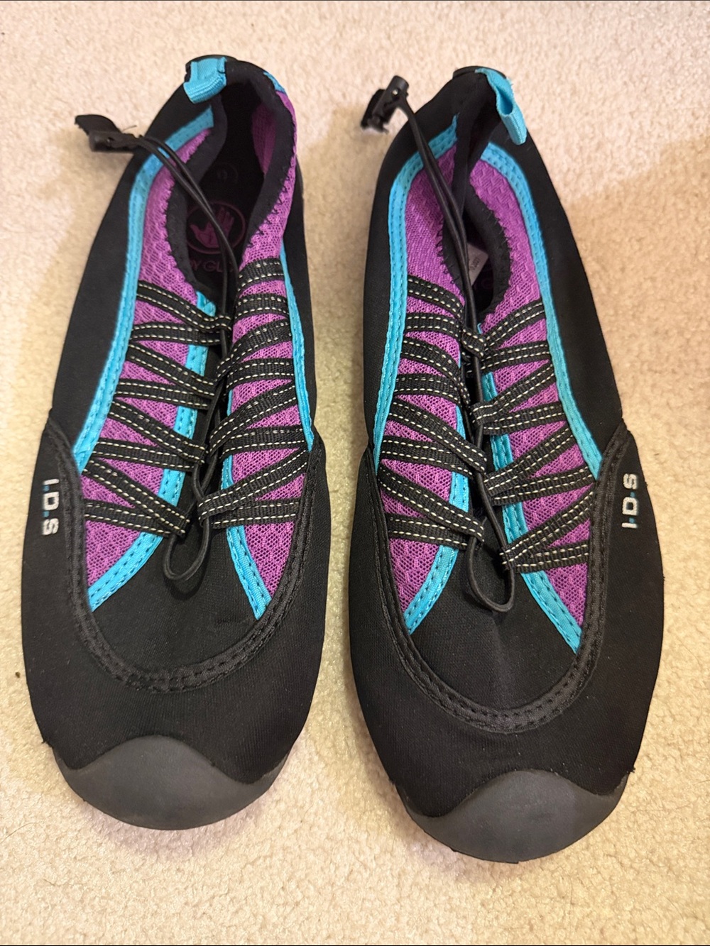 Body Glove Black Purple Aqua Athletic Water Shoes